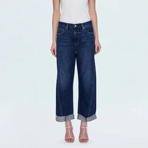 Kacey Mid Rise Cuffed Straight Jean | Cultivate by Pistola